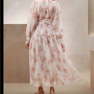 Floral Pink Maxi Dress